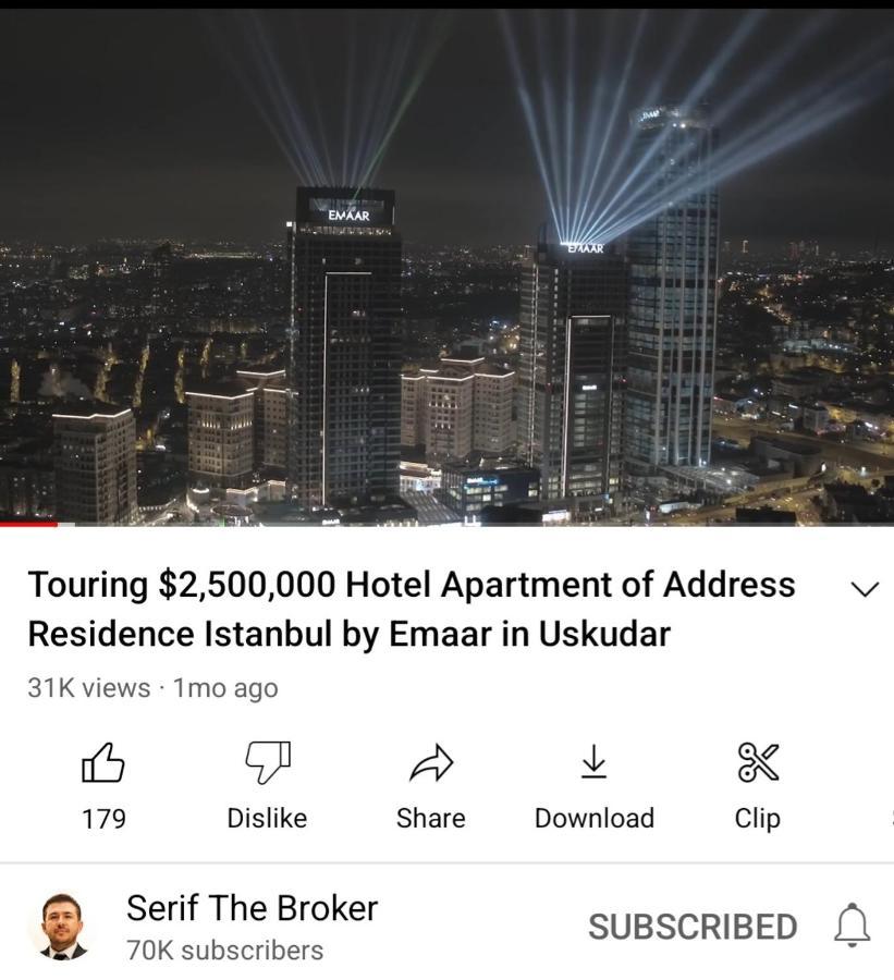 Serviced Luxurious 3+1 In Address Emaar Square Истанбул Екстериор снимка